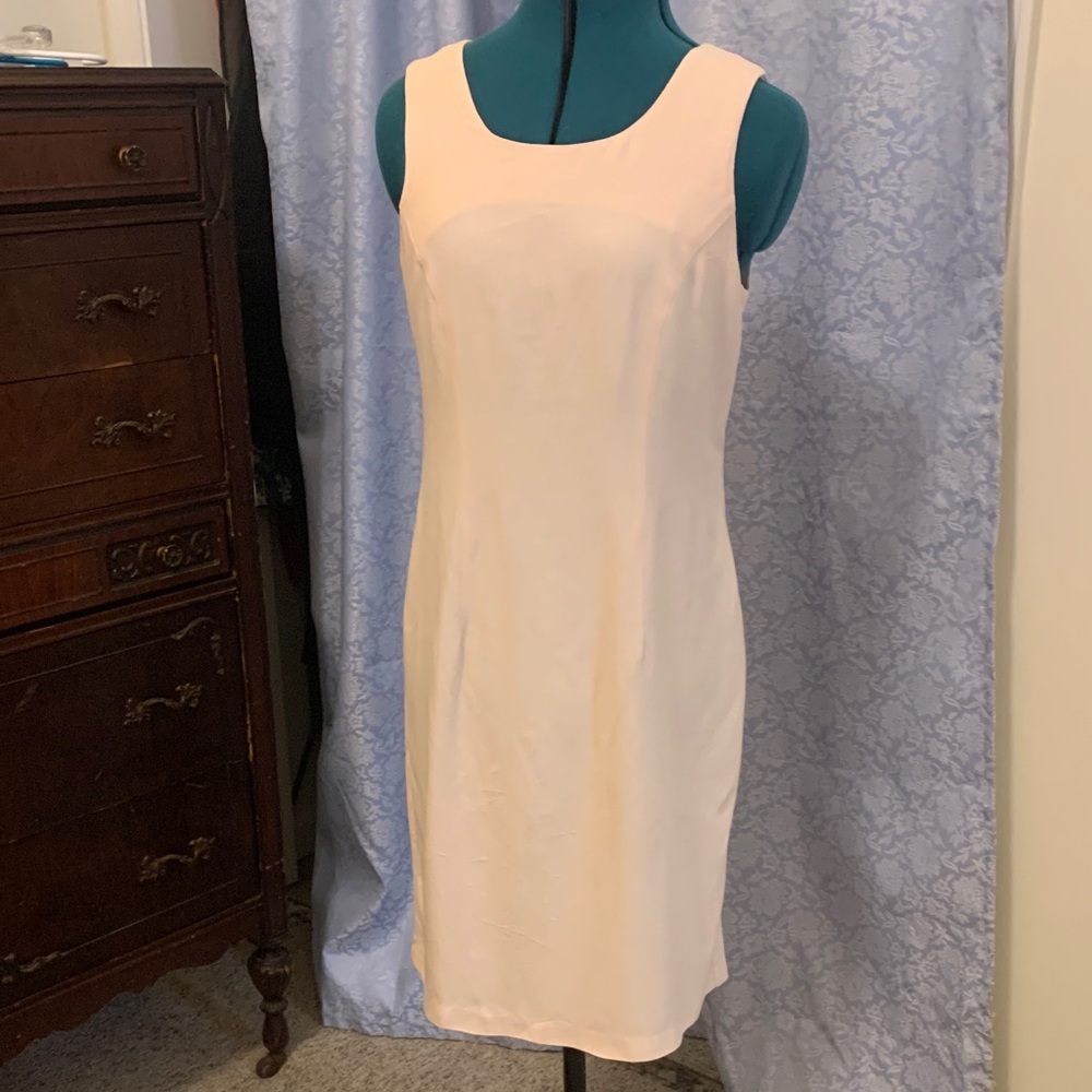 Perceptions Vintage Pale Pink Sheath Dress